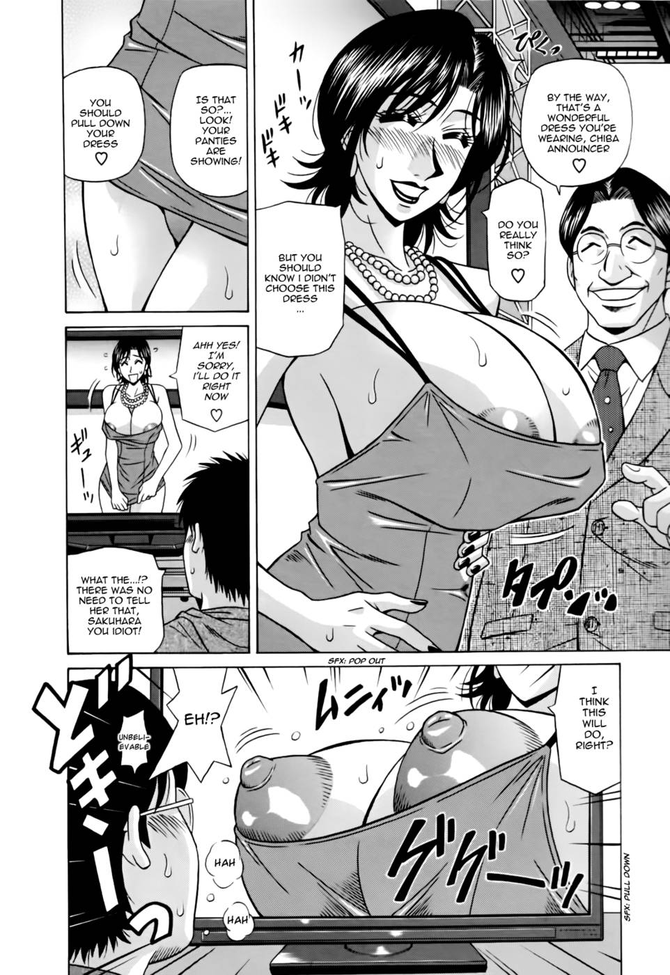 Hentai Manga Comic-Hitozuma Bakunyuu Announcer Yuriko-san-Chapter 2-2